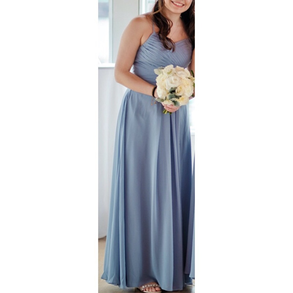 AZAZIE Cecilia- bridesmaid dress in Dusty Blue
